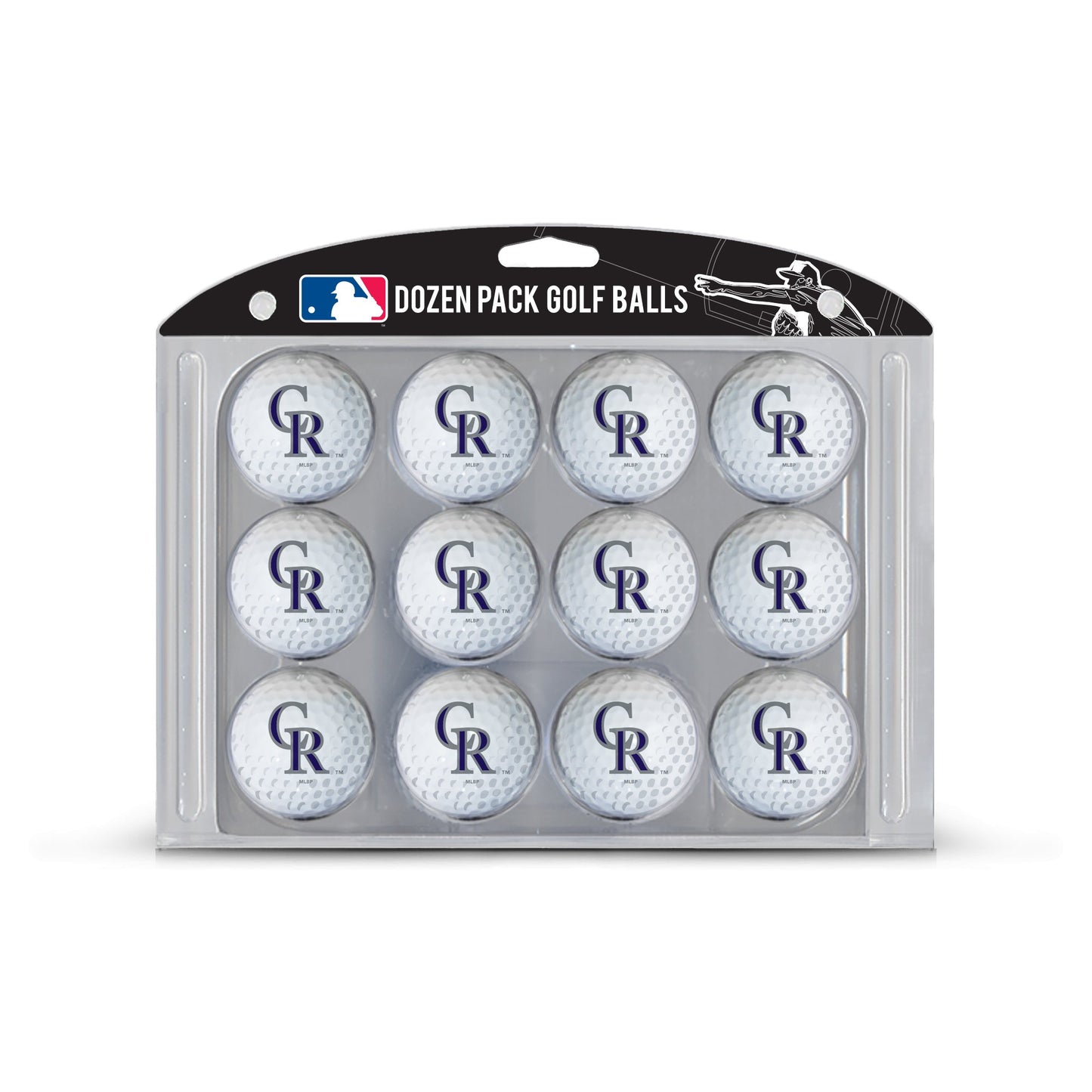 Team Golf MLB Dozen Regulation Size Golf Balls, 12 Pack, Full Color Durable Team Imprint