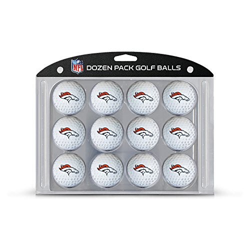 Team Golf NFL Dozen Regulation Size Golf Balls, 12 Pack, Full Color Durable Team Imprint