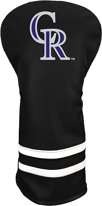 Team Golf MLB Team Golf MLB Vintage Driver Golf Club Headcover (Printed), Form Fitting Design, Retro Design with Fleece Lining for Extra Club Protection