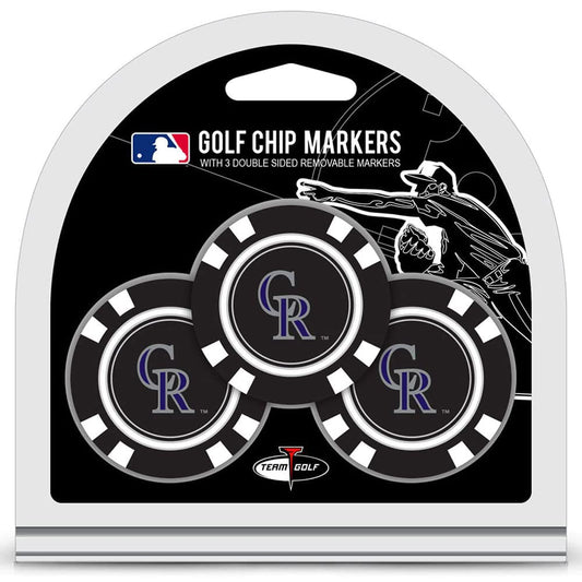 Team Golf MLB Poker Chip Size with Pop Out Smaller Double-Sided Enamel Markers