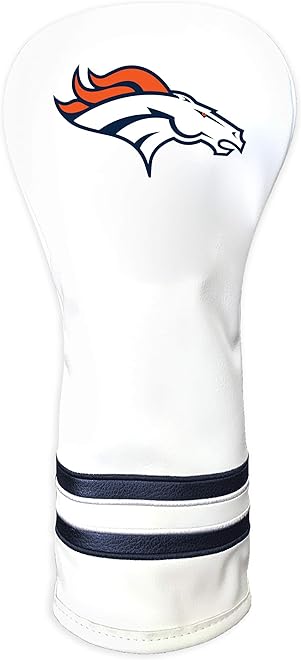 Team Golf NFL White Vintage Fairway Golf Club Headcover, Form Fitting Design, Retro Design & Superb Quality