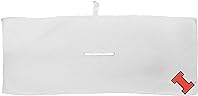 Team Golf NCAA NCAA Microfiber Towel - 16" X 40" (White) with Carabiner Clip, Premium Microfiber with Deep Waffle Pockets- Superior Water Absorption and Quick Dry Golf Cleaning Towel