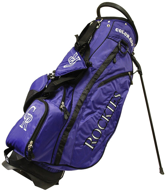 Team Golf MLB Fairway Golf Stand Bag, Lightweight, 14-way Top, Spring Action Stand, Insulated Cooler Pocket, Padded Strap, Umbrella Holder & Removable Rain Hood