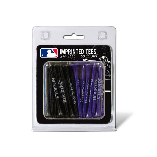 Team Golf MLB Mens Pack of 50 Golf Tees