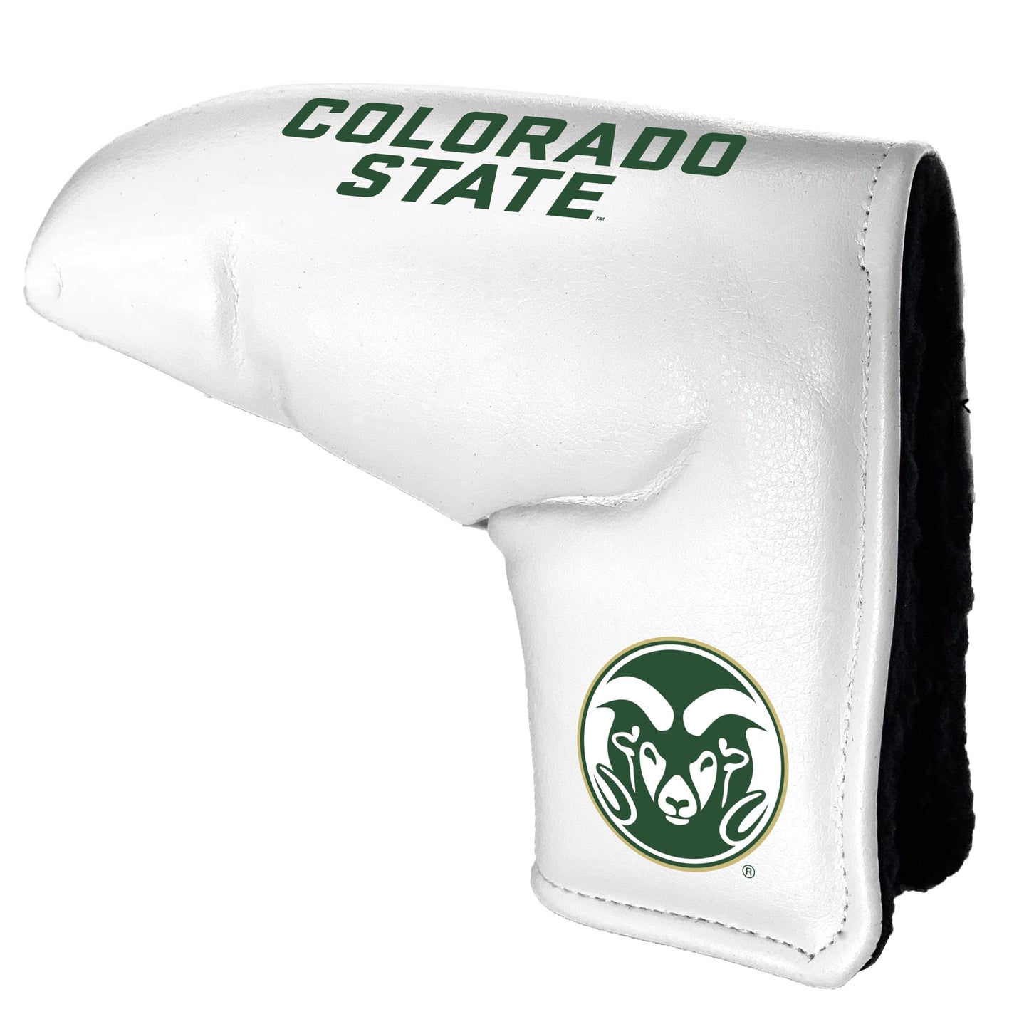 Team Golf NCAA Team Golf NCAA Tour Blade Putter Cover (White), Fits Most Blade Putters, Scotty Cameron, Taylormade, Odyssey, Titleist, Ping, Callaway